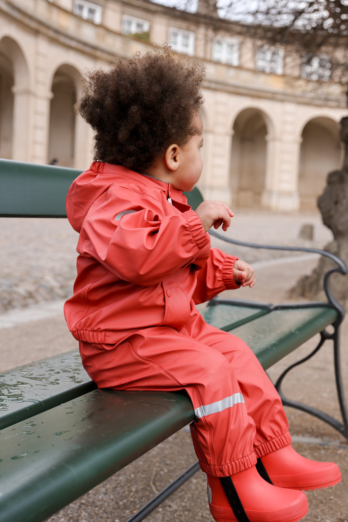 Regenbekleidung von Mikk-Line – Cranberry